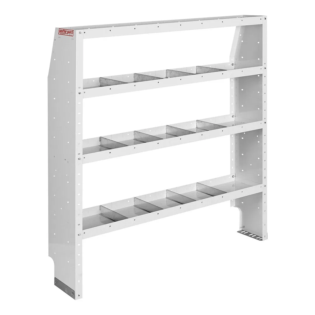 9375-3-03 – WEATHERGUARD Van Storage System Shelf Unit, 52 Inch Length x 60 Inch Height x 13-1/2 Inch Depth Tapered E...